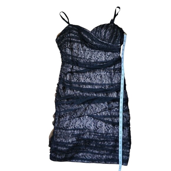 Max And Cleo Whimsigoth Lace Fairy Grunge Mini Dress Womens Size 10 Black Hoco - Picture 8 of 8